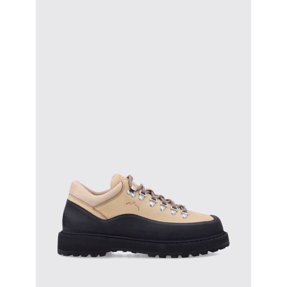 Diemme Men Diemme Cornaro Lace-Up Ankle Boots In Grained Leather With Lug Sole